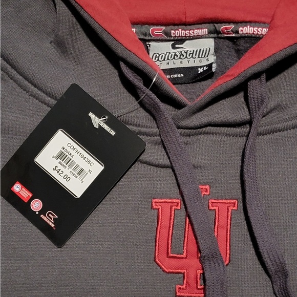 Indiana Hoosiers Football Hoodie Embroidered Men’s XL - Picture 4 of 6